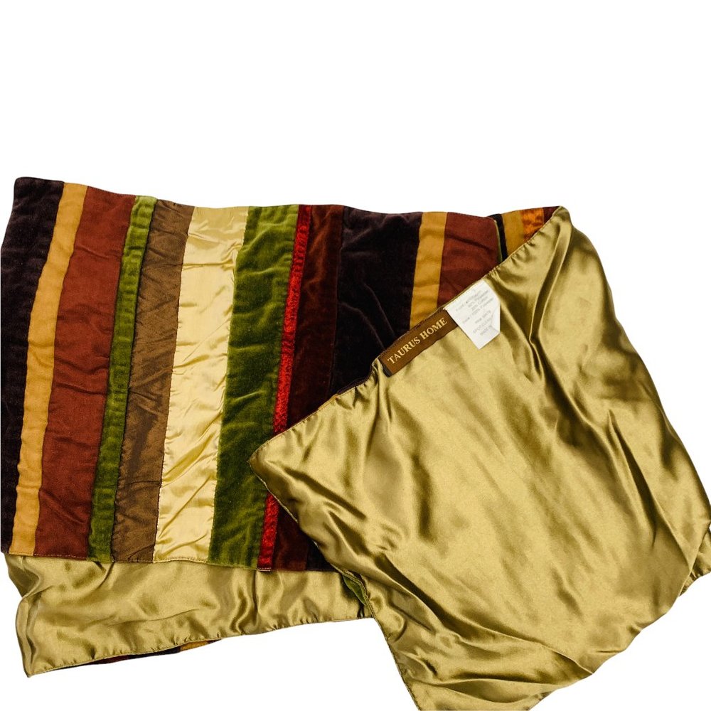 Taurus Home, 12" x 72" velvet table runner